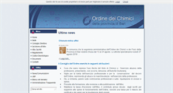 Desktop Screenshot of ordinechimicibari.it